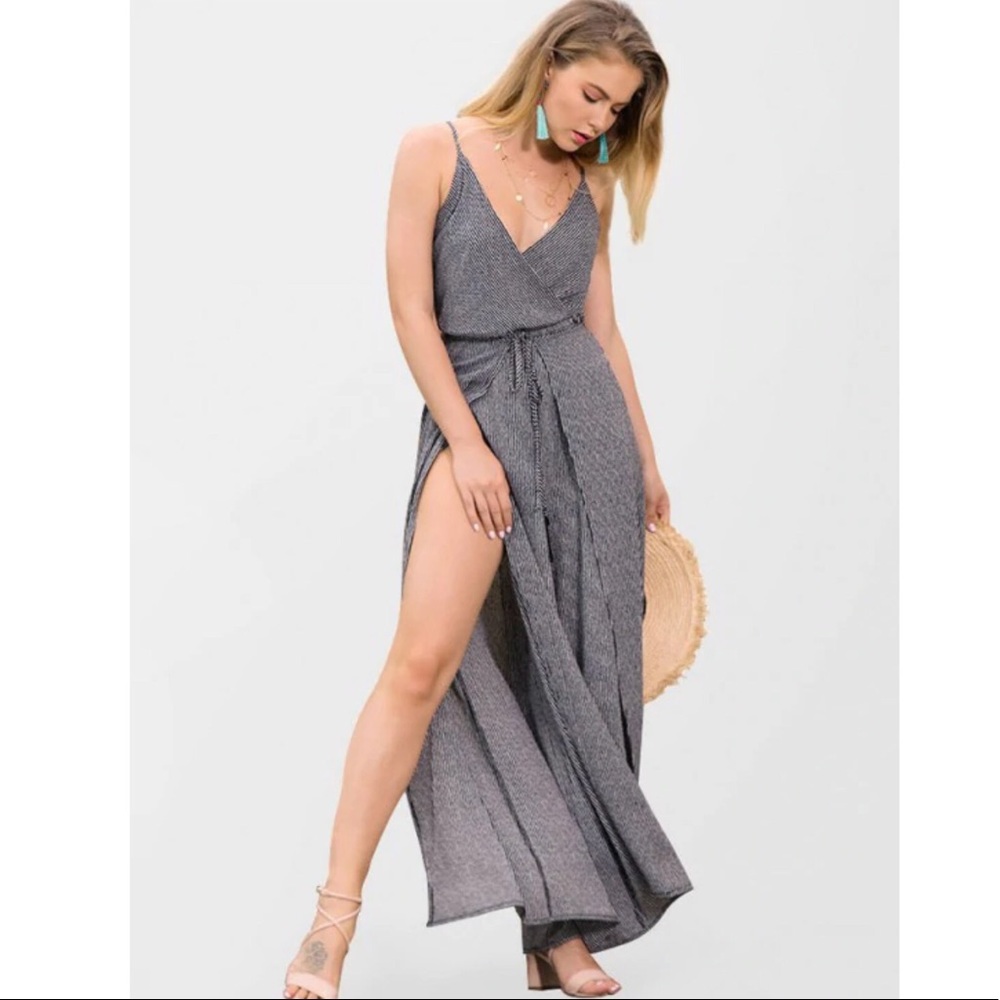 Stripped Jumpsuit